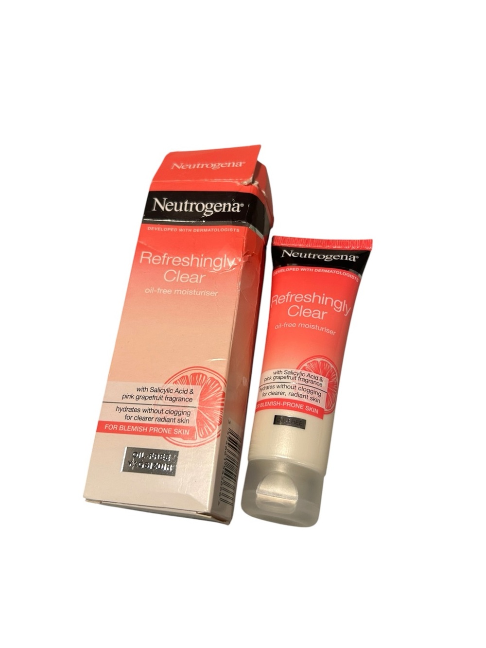 Neutrogena Refreshingly Clear Oil-Free Moisturiser - Pink/Coral